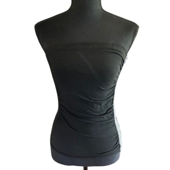 Y2K Bebe & Arden B Top Bundle NWT Size Large Striped & Checkered Tube Top - Picture 5 of 8